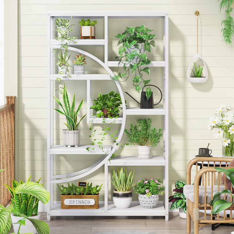 Bookshelf Industrial Etagere Bookcase (2 Count)