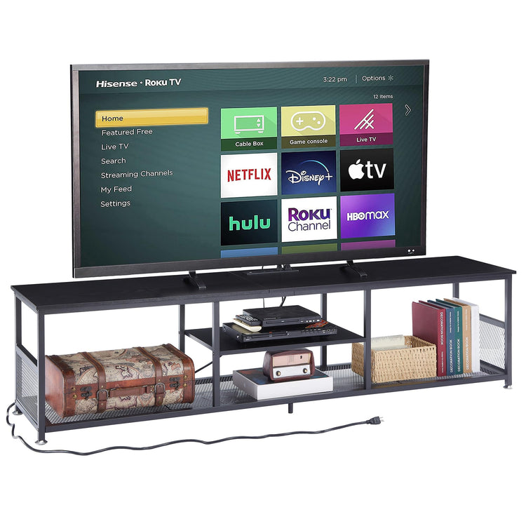 TV Stand with Power Outlets for Televisions up to 80Inch