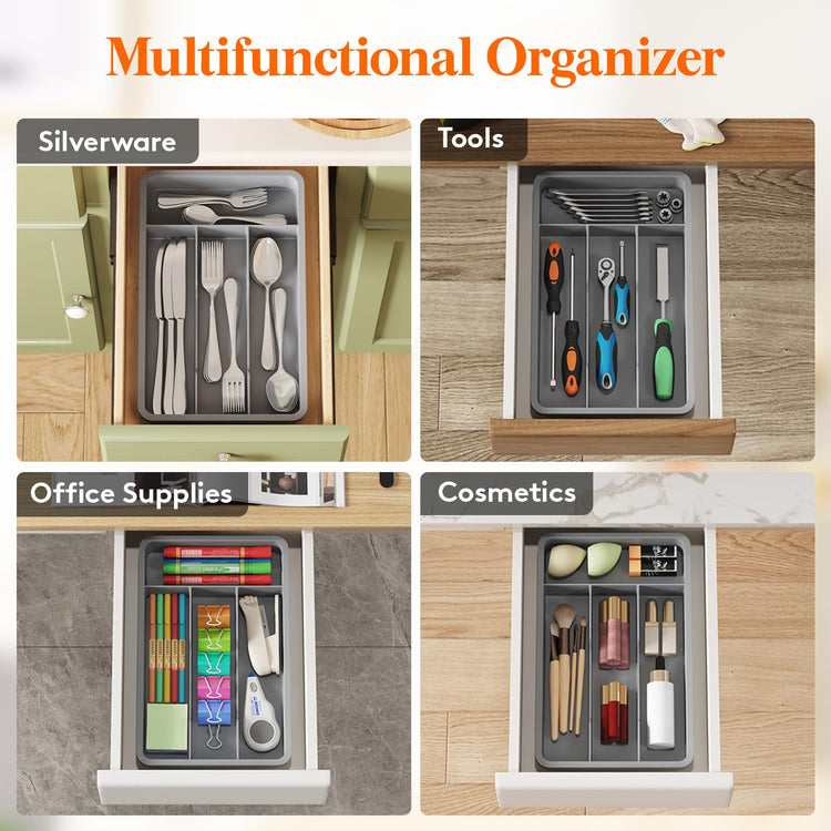 Silverware Drawer Organizer Tray
