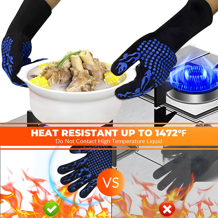 1 Pair Grill Oven Mitts (2 Count)