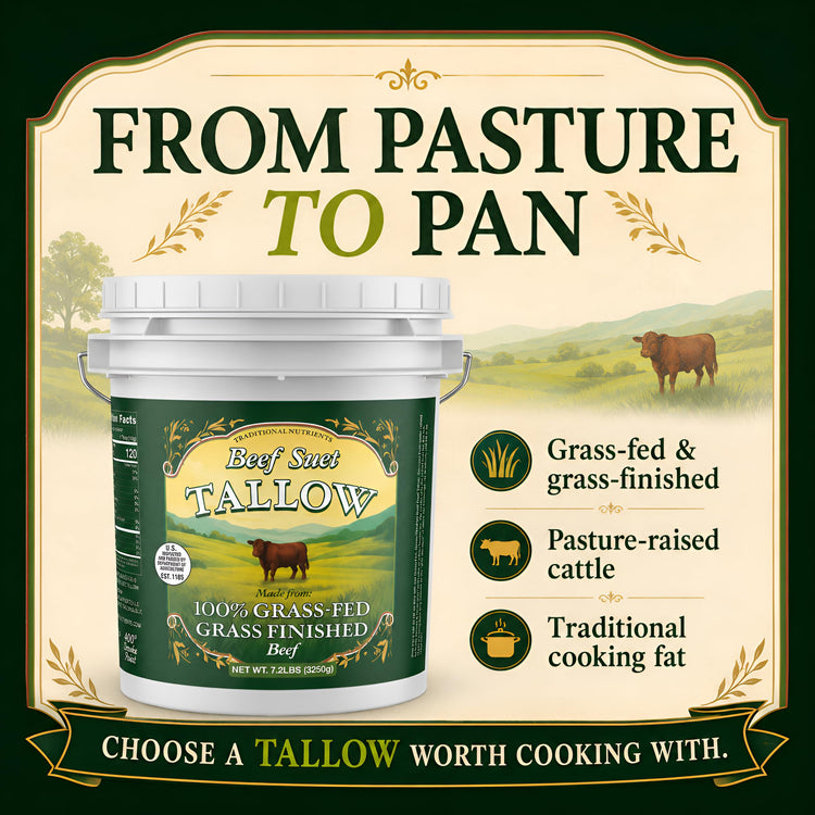 Pasture Raised Beef Tallow (14 Ounce)