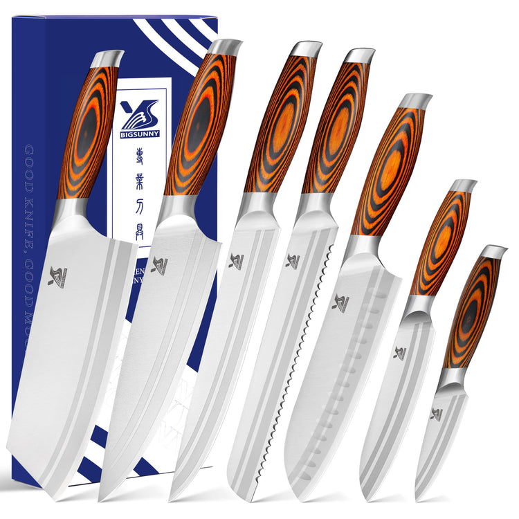7 PCS Kitchen Knife Set (7 Count)