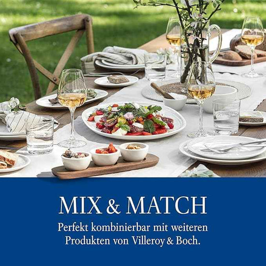 Villeroy & Boch For Me Espresso Cup & Saucer : Set of 2, Premium Porcelain, White