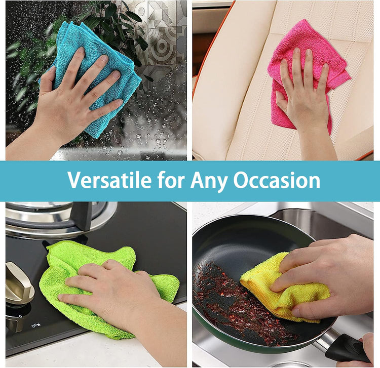 100PK Microfiber Cleaning Cloth (100 Count)