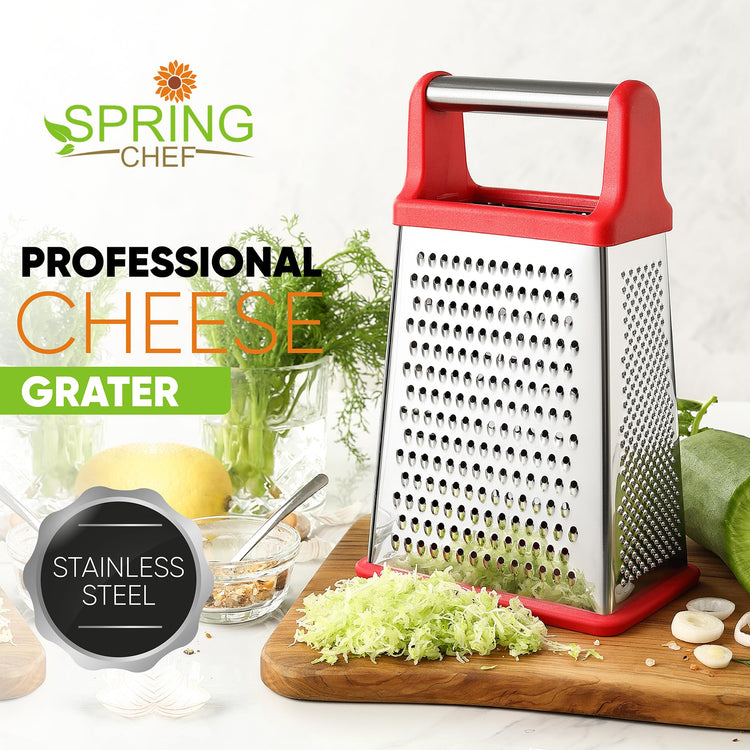 Stainless Steel XL Cheese Grater for Kitchen