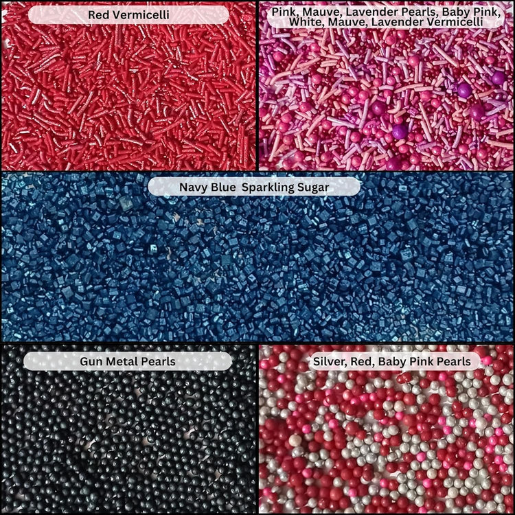 Edible Sprinkles for Cake Decorating (5 Ounce)