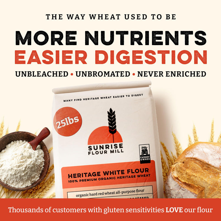 Heritage Organic White Flour (400 Ounce)