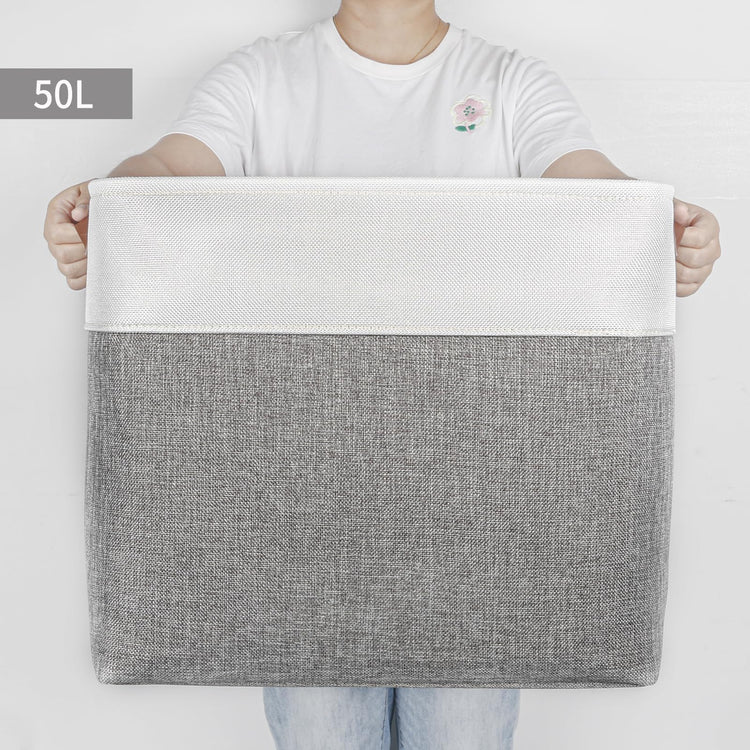 Large Fabric Storage Baskets (3 Count)