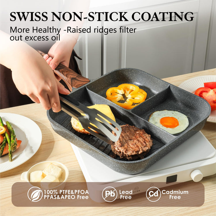 Nonstick 11 Inch Square Grill Pan