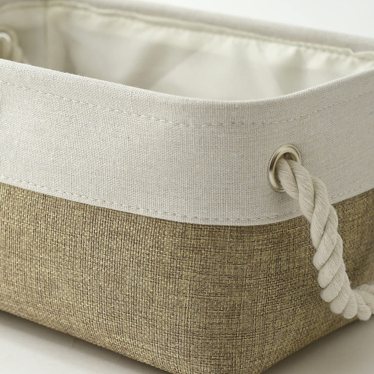 Small Storage Baskets for shelves (6 Count)