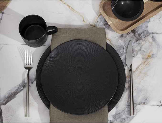 Lenox 895250 Lx Collective Black 12-Piece Set, White