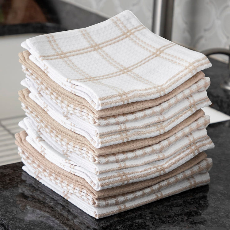Premium Waffle Dish Cloths (12 Count)