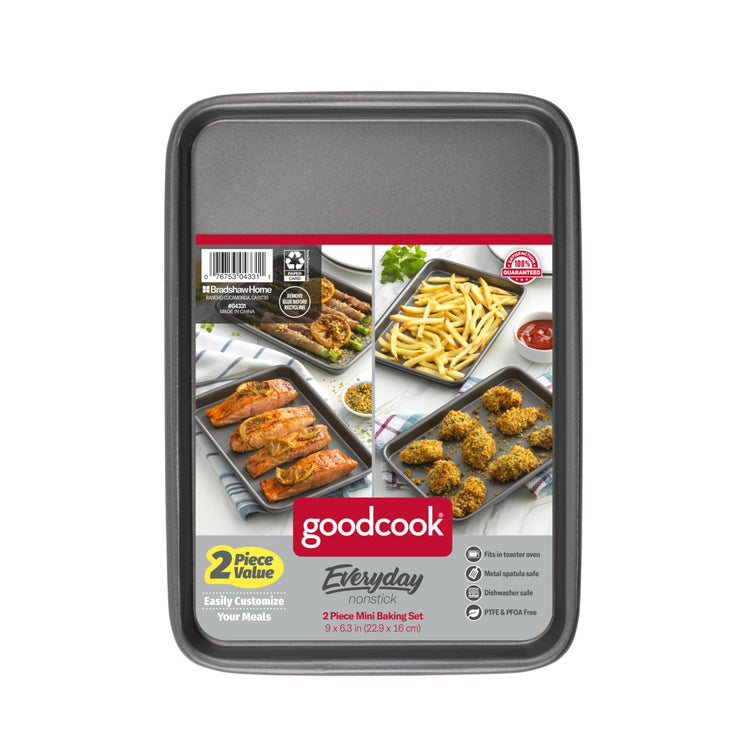 Everyday Toaster Oven Mini Baking Sheets Set of 2 Set of 2 Heavy