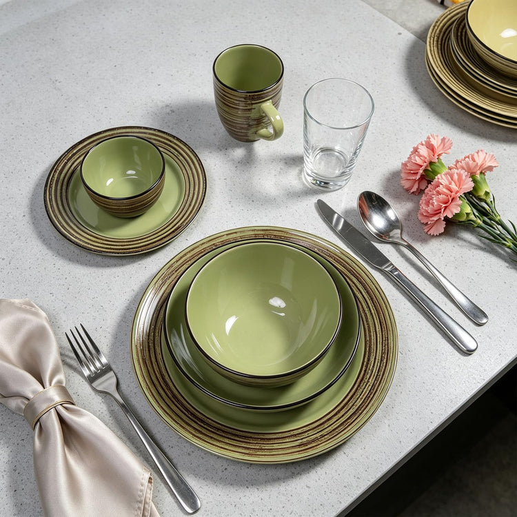 HomeVss 48 Piece Dinnerware Set