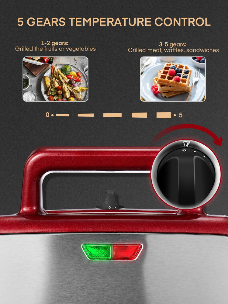 3 in 1 Waffle Maker Sandwich Panini Press