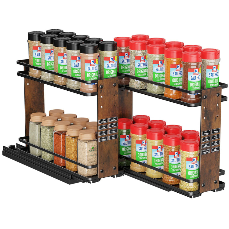 Pull Out Spice Rack Organizer (2 Count)