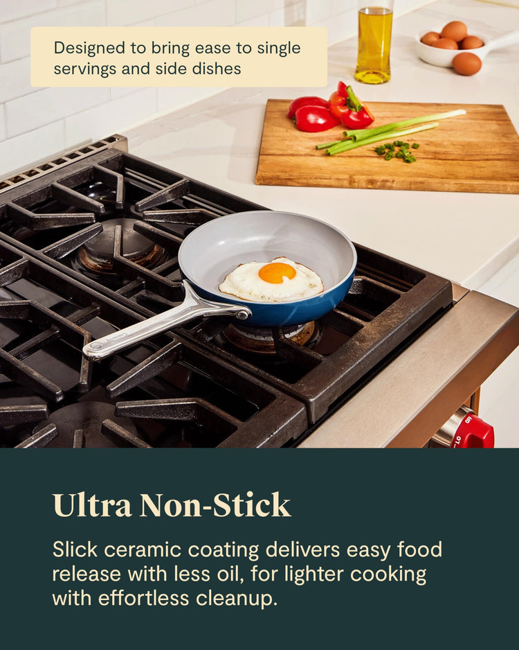 Non Stick Ceramic Mini Fry Pan with Glass Lid