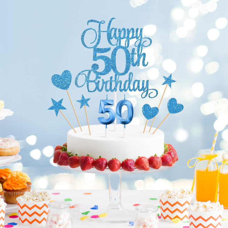50th Birthday Cake Decorations