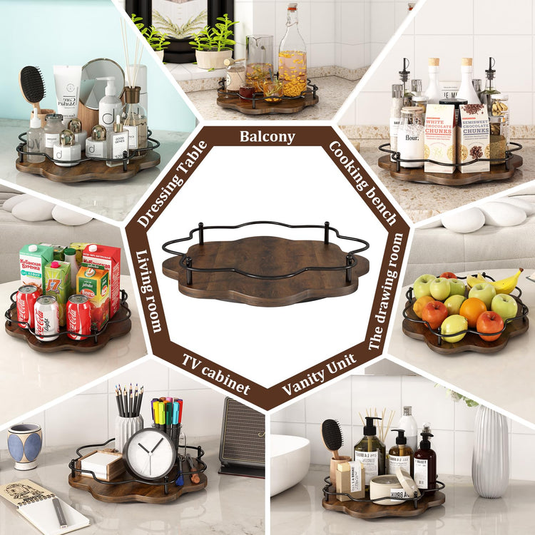 12" Lazy Susan Turntable Organizer