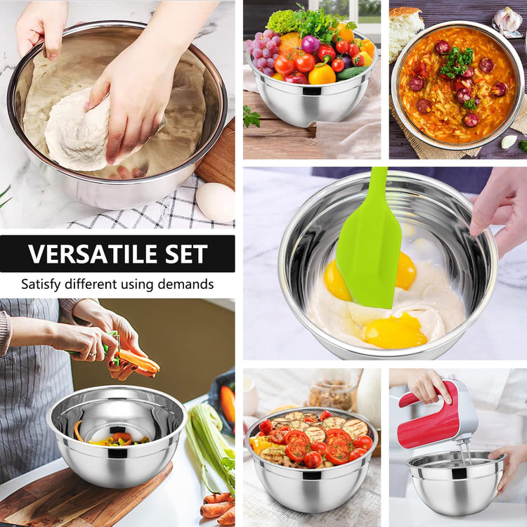 Mixing Bowl with Lid Set of 7