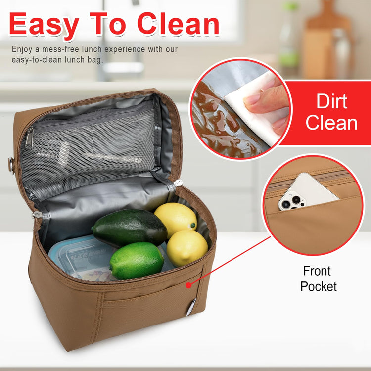NOL 8L Insulated Lunch Bag for Women