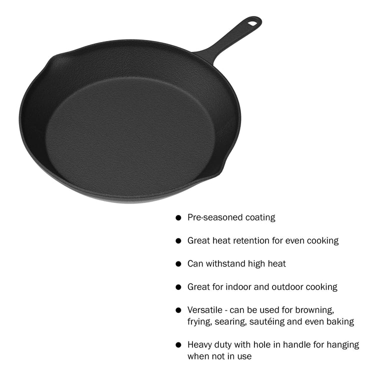 Pre Seasoned Cast Iron Skillets