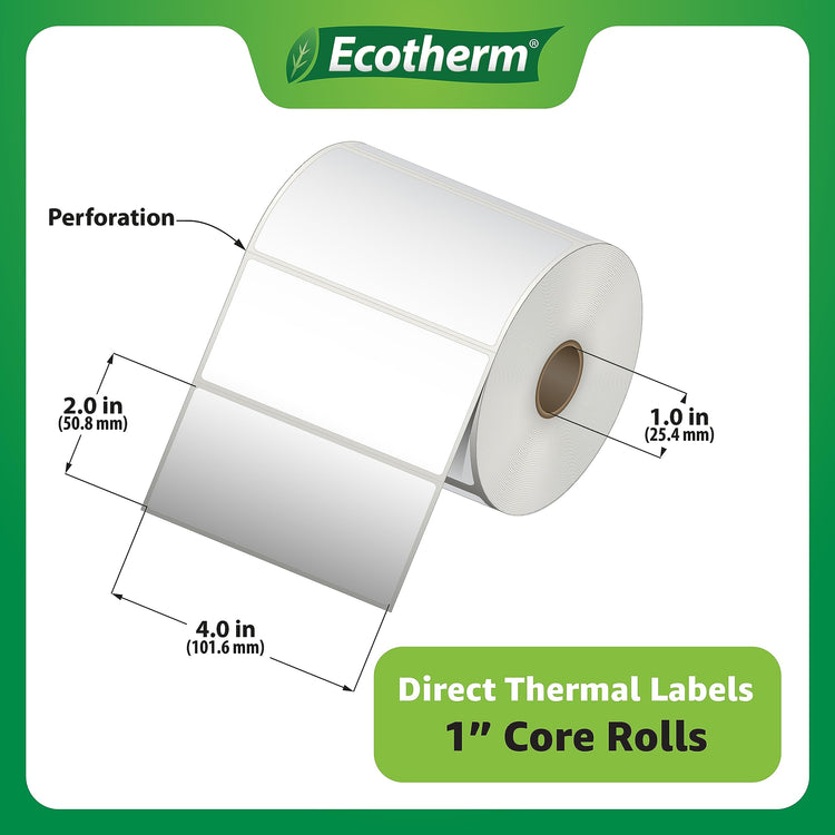 4" x 2" Thermal Labels (3040 Count)