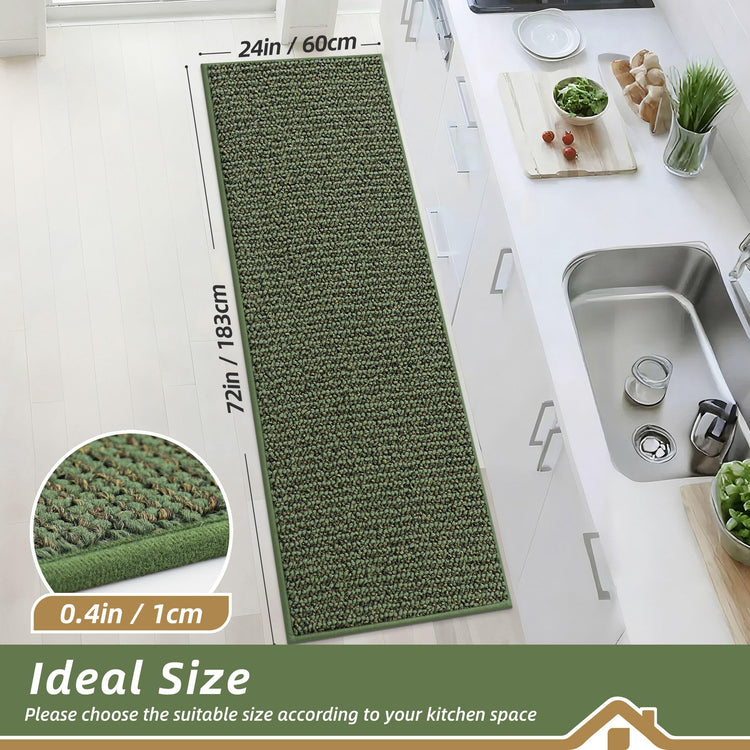 Kitchen Runner Rugs 24"x72" (12 Sq Ft)