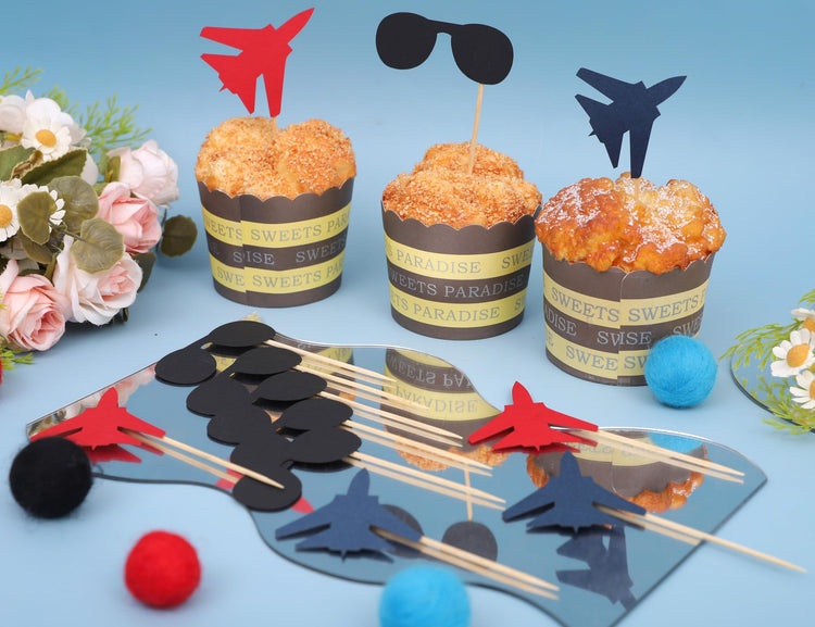 Fighter Party Cupcake Topper