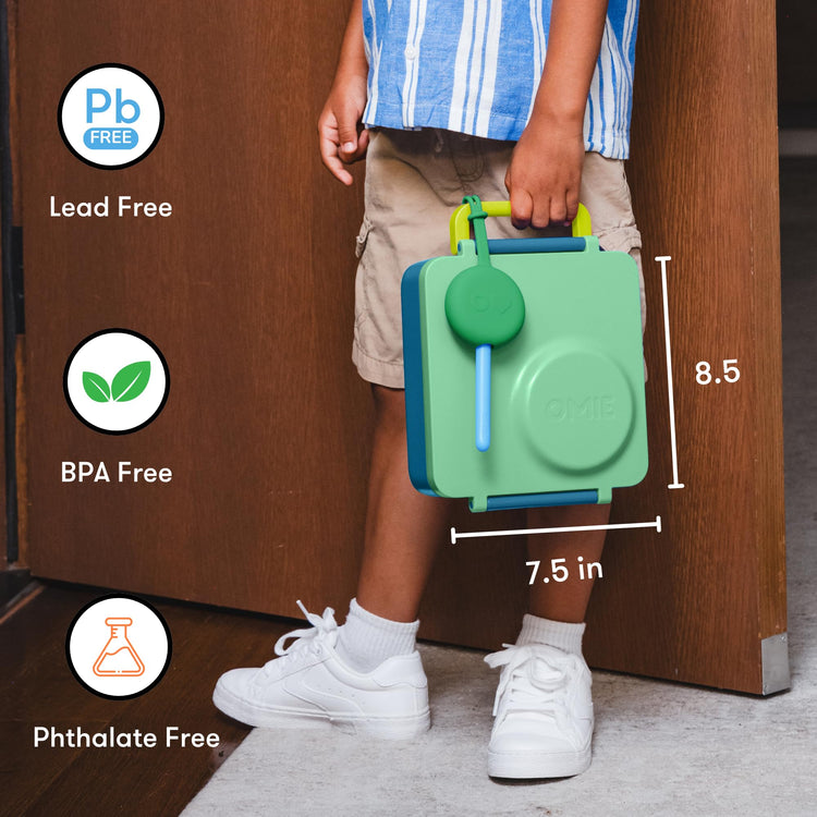 OmieBox Kids Insulated Leakproof Bento Lunch Box with Food Jar