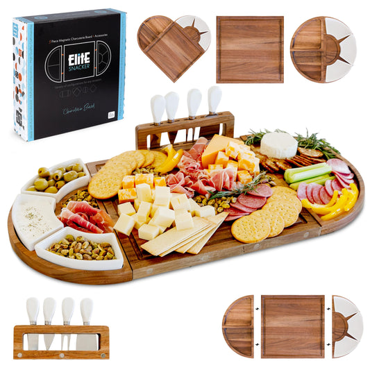 Elite Snacker Large Charcuterie Board Set (10 Count)