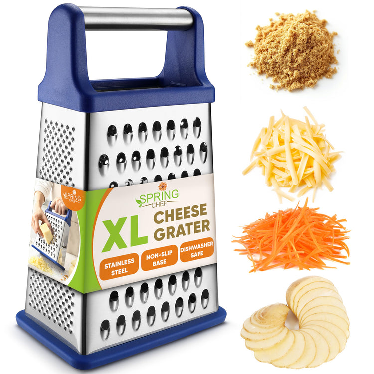 Stainless Steel XL Cheese Grater for Kitchen