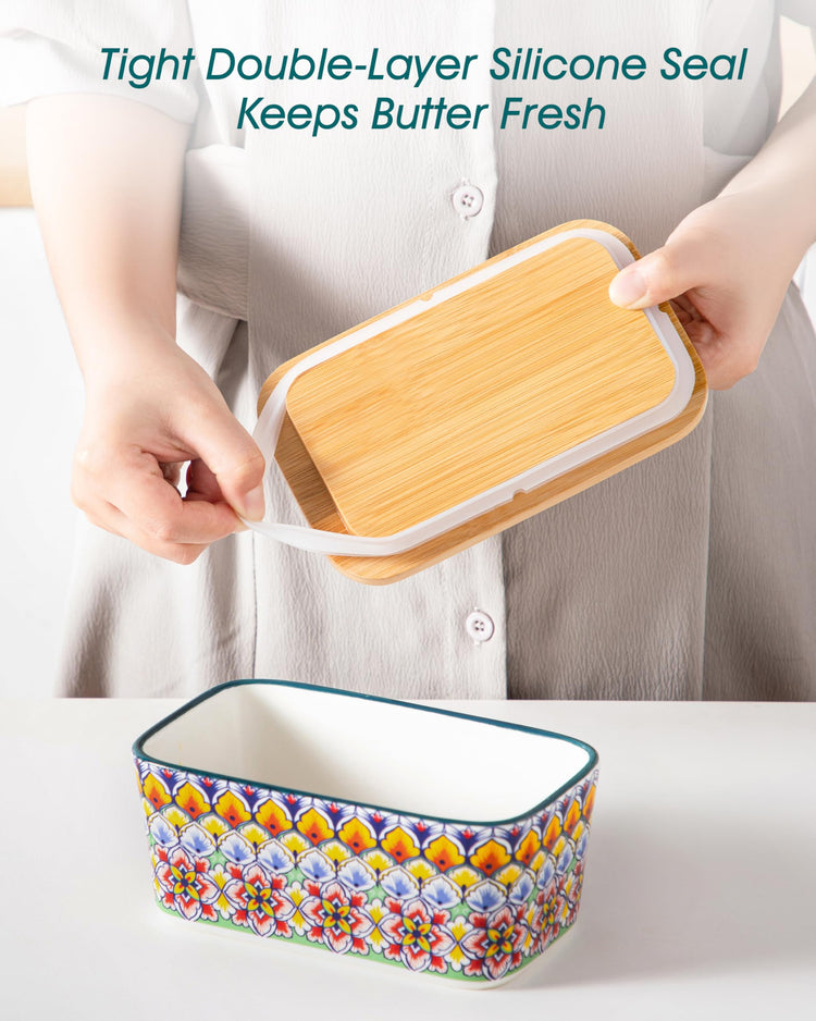 6.5" Butter Dish with Lid