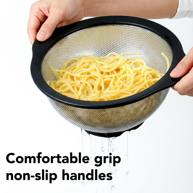 Stainless Steel Colander Set for Kitchen (2 Count)