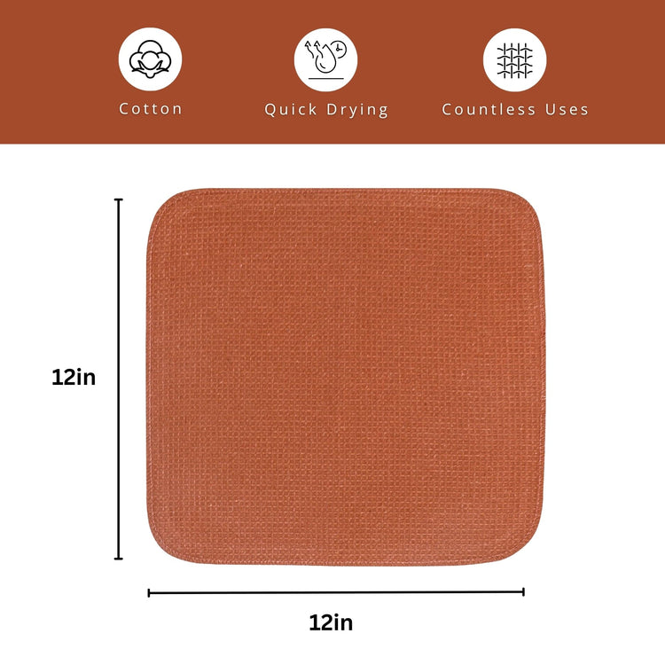 Rust Dish Cloths and Dish Rags