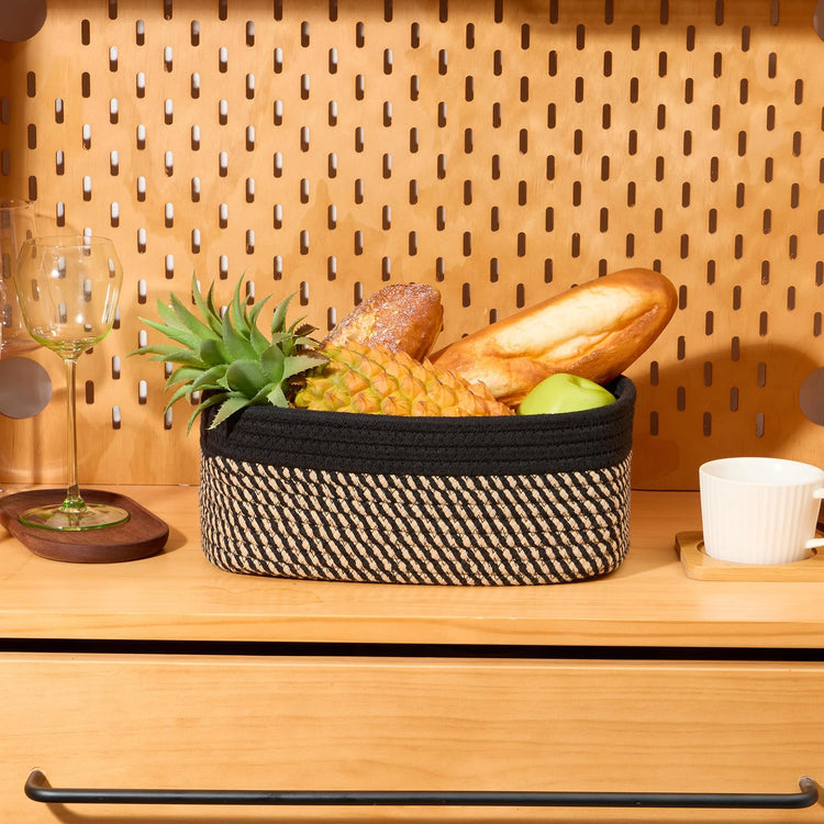 Small Storage Baskets for Organizing (3 Count)