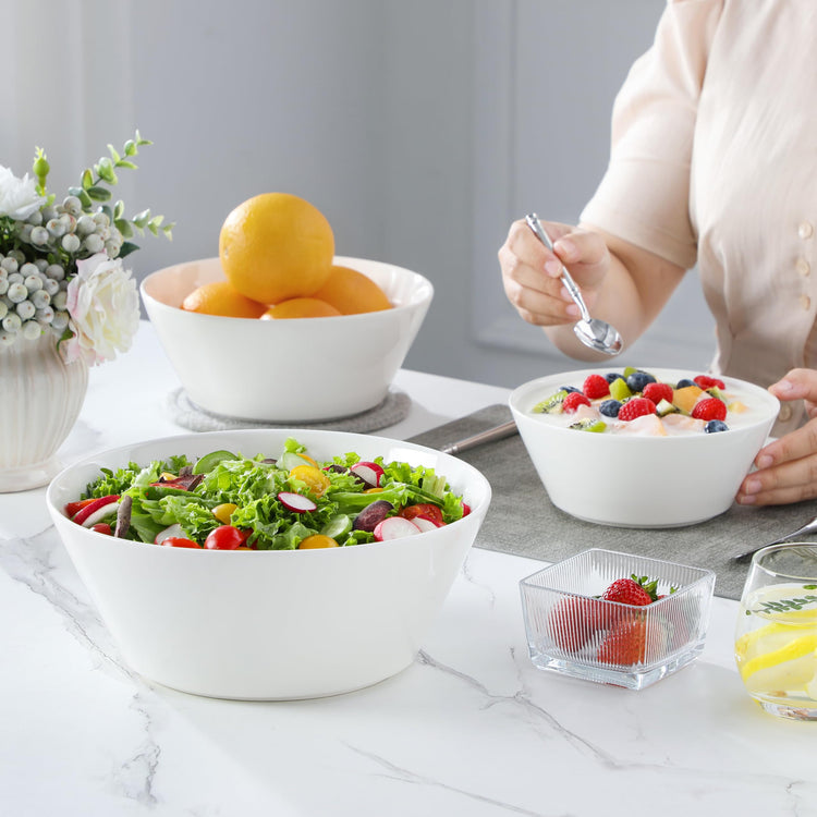 White Serving Bowls Set of 3 (3 Count)