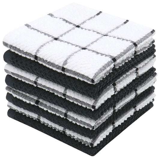 Cotton Dish Towels For Kitchen (8 Count)