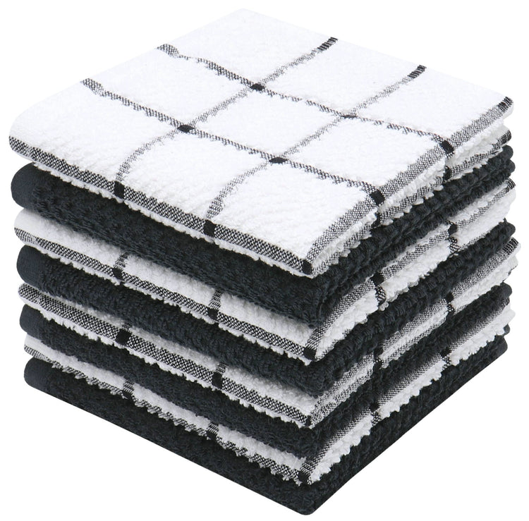 Cotton Dish Towels For Kitchen (8 Count)