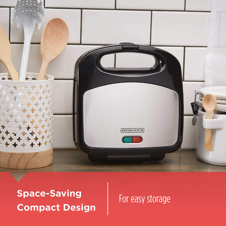 3-in-1 Waffle Maker, Grill & Sandwich Press