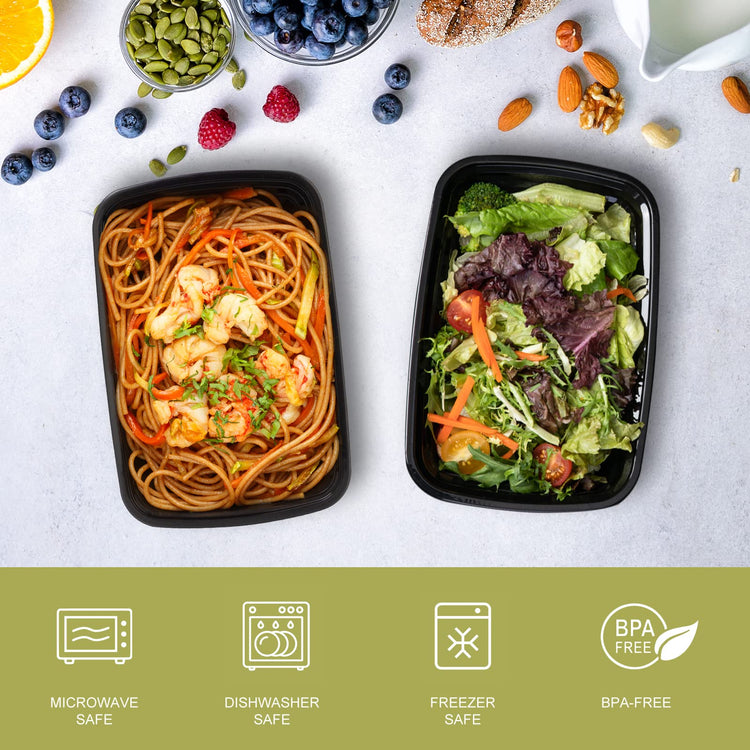 15 Pack Meal Prep Containers Reusable 24oz (15 Count)