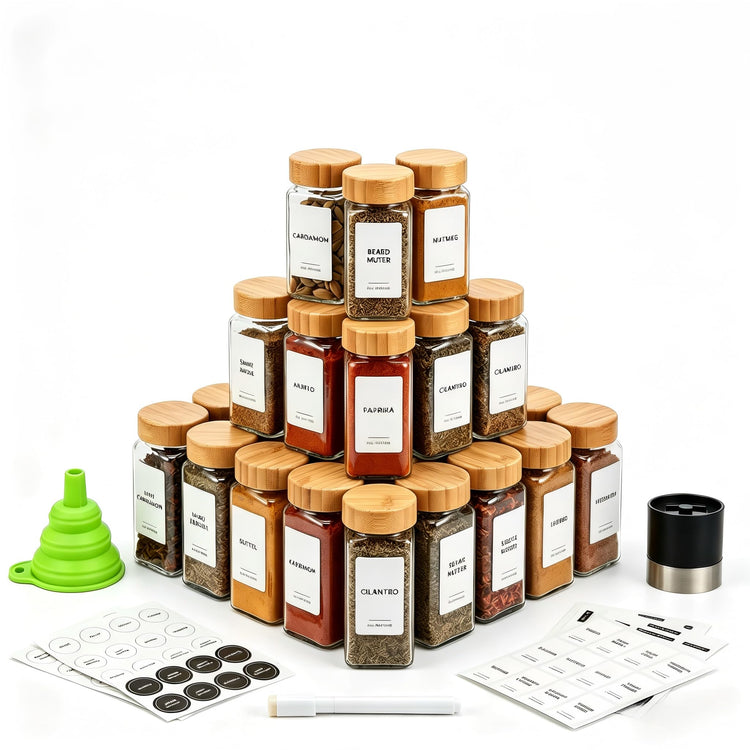 Spice Jar Set (24 Count)