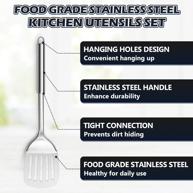 Stainless Steel Cooking Utensil Set