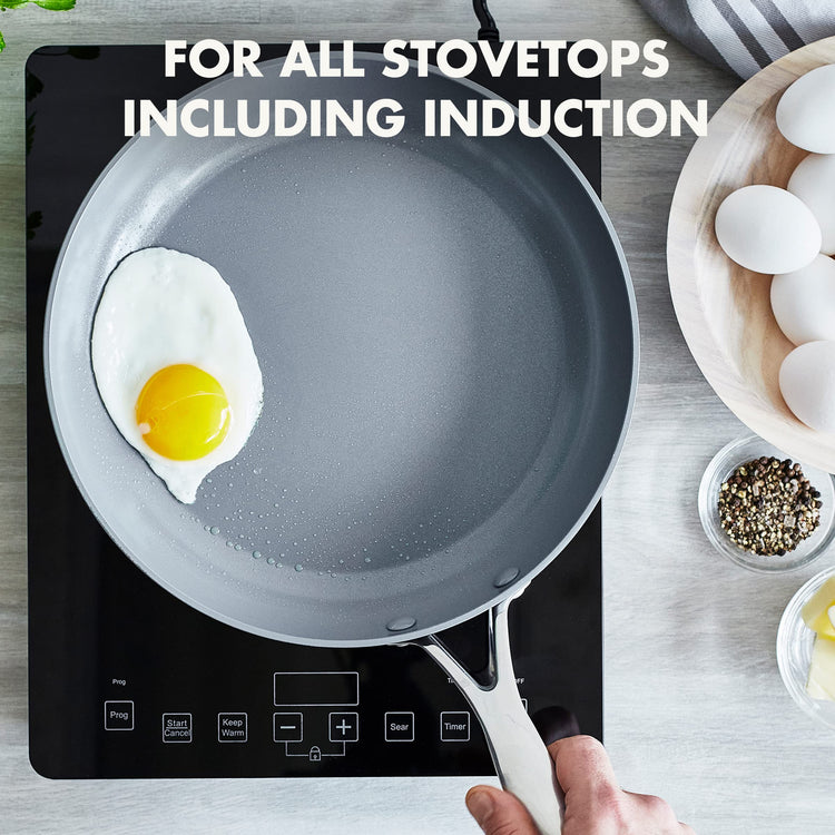 Valencia Pro 10" Ceramic Nonstick Frying Pan with Lid
