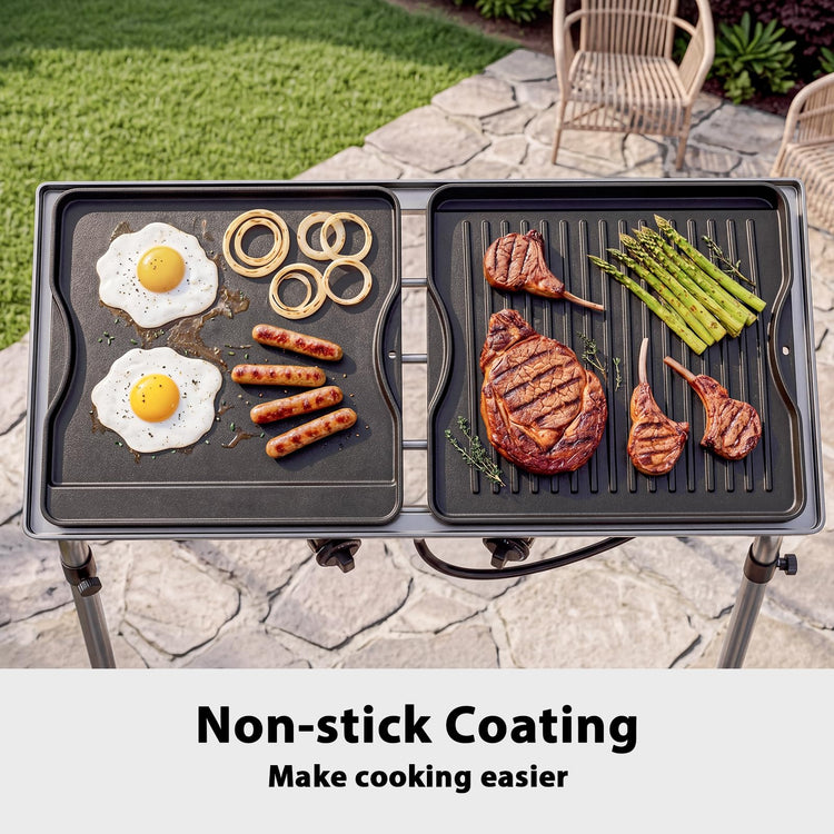 Reversible Cast Iron Griddle for All Camp Chef 14" & 16" Stoves