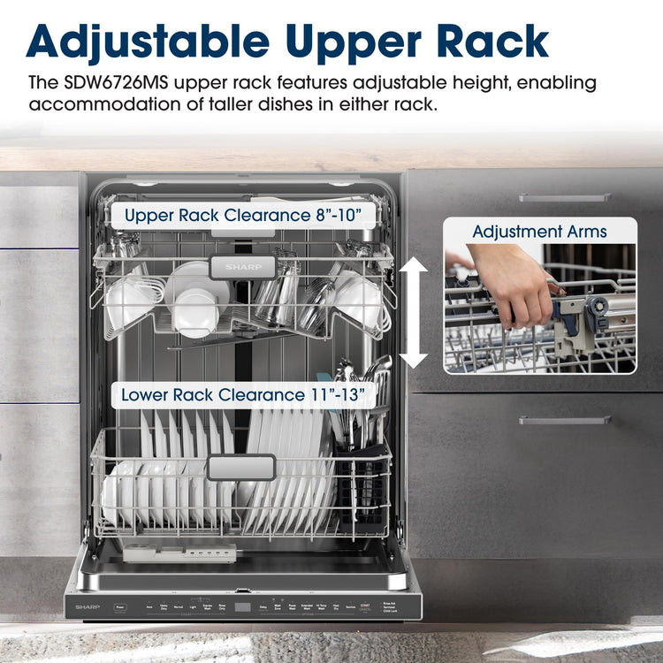 SDW6726MS 24 inch Stainless Steel Dishwasher