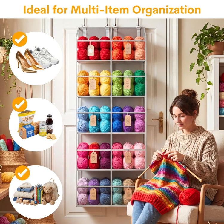 Over the Door Organizer 5 Tiers