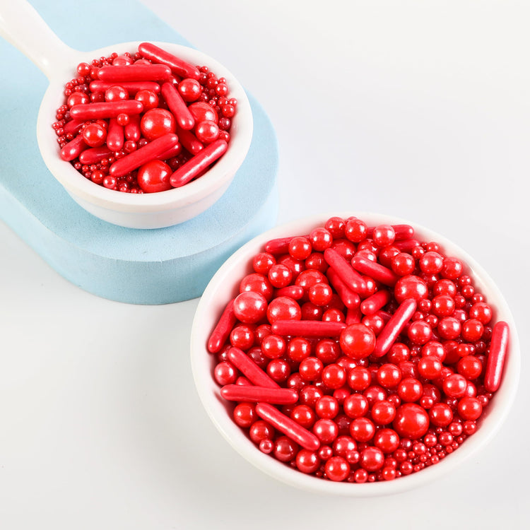 Red Mix Sugar Sprinkles (4.16 Ounce)