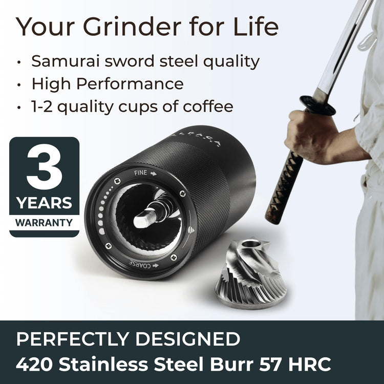 Premium Manual Coffee Grinder for Espresso