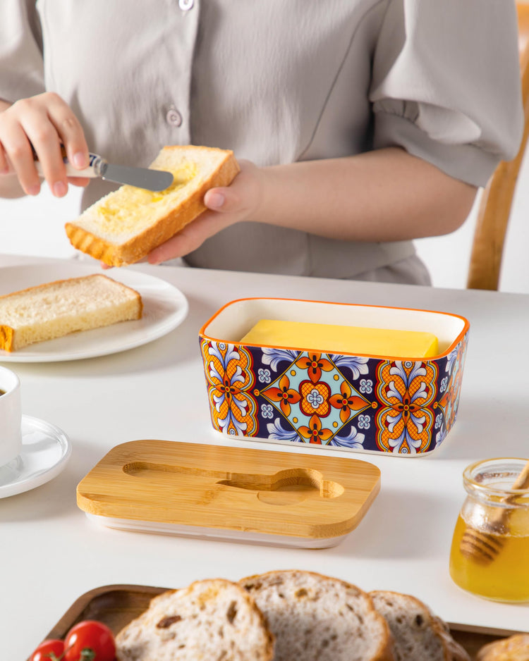 6.5" Butter Dish with Lid